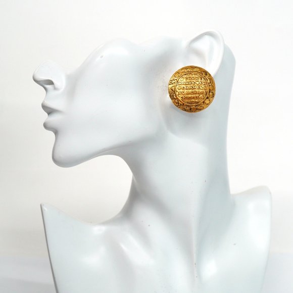 CHANEL Gold Earrings - Picture 6 of 7